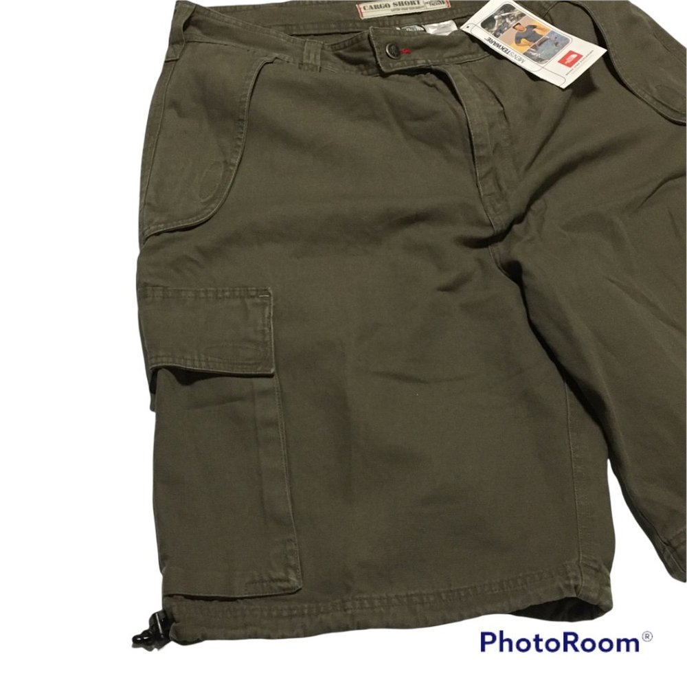 NWT The North Face Heritage Logo Cargo Shorts Men’s Waist Size 38 L Green NEW - Picture 4 of 16